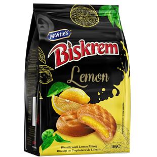 McVitie's Biskrem sušenky s citronovou náplní 160 g