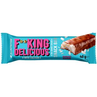 F**KING Delicious Snack Bar kokosová tyčinka v čokoládě 40 g