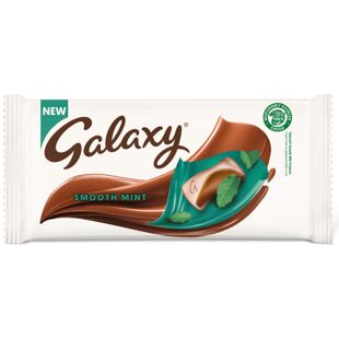 Galaxy mléčná čokoláda s mátovou příchutí 110 g