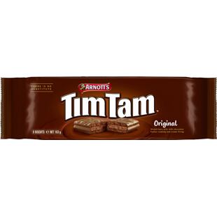 Tim Tam čokoládové sušenky s polevou z mléčné čokolády 163 g