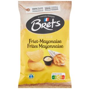 Brets bramborové chipsy s příchutí hranolek s majonézou 125 g