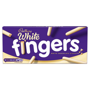 Cadbury Fingers sušenky v bílé čokoládě 114 g