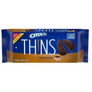 Oreo Thins sušenky s náplní s příchutí tiramisu 334 g