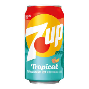 7 Up sycený nápoj s příchutí tropického ovoce 355 ml