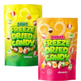 Freeze Dried Candy mrazem sušené bonbony 50 g + Freeze Dried Candy mrazem sušené kyselé bonbony 50 g