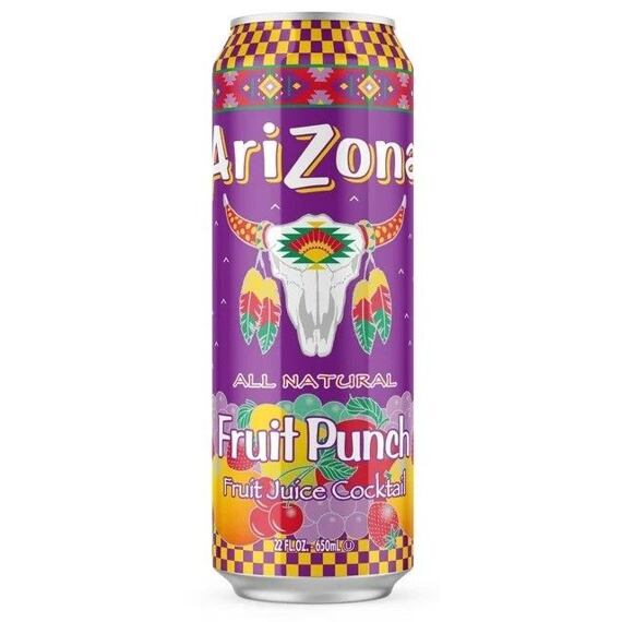 Arizona ovocný koktejl s příchutí ovocného punče 650 ml