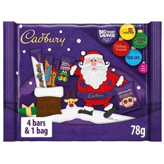 Cadbury výběr čokoládových tyčinek 78 g