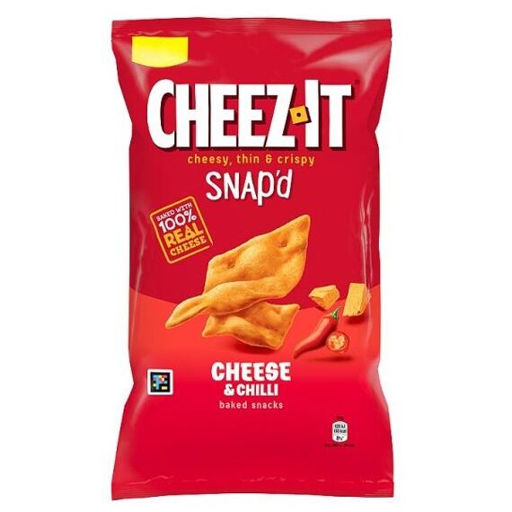 Cheez-It křupavé pšeničné krekry s příchutí sýru a chilli 120 g