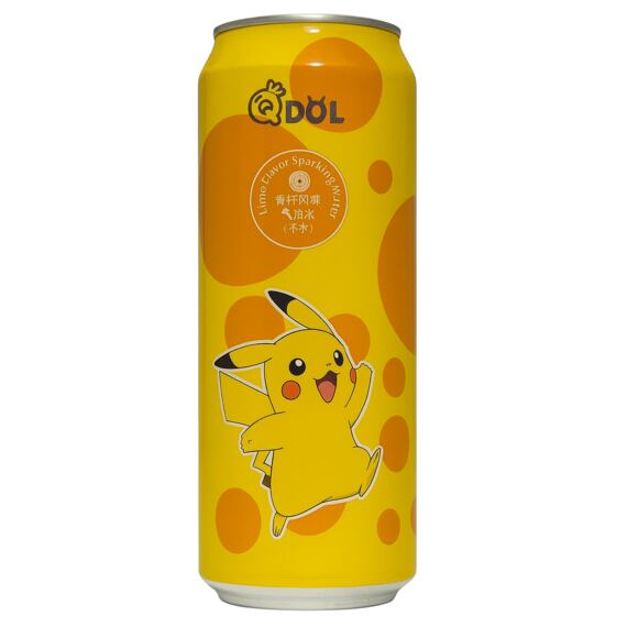 QDOL Pokémon Pikachu sycená limonáda s příchutí limetky 500 ml