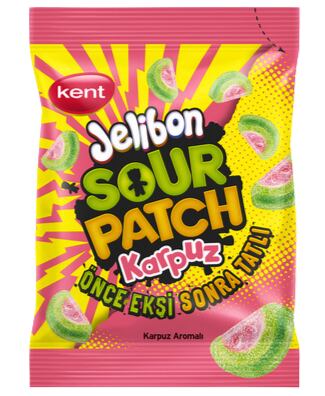 Sour Patch kyselé žvýkací bonbony s příchutí vodního melounu 80 g