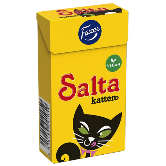 Fazer lékořicové bonbony ve tvaru koček 38 g