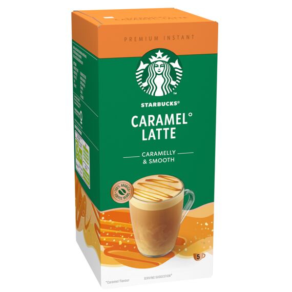 Starbucks instantní káva s karamelovou příchutí 5 x 23 g