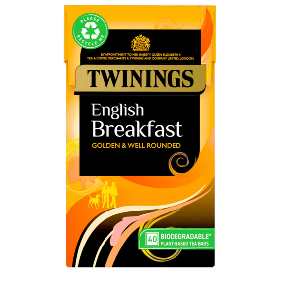 Twinings English Breakfast černý čaj 40 ks 100 g