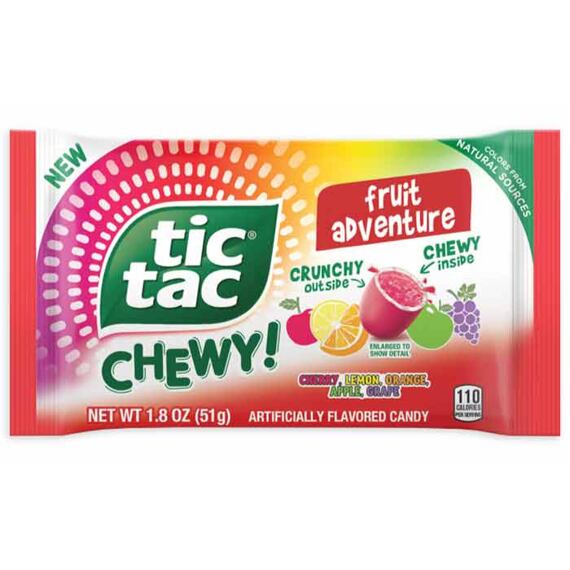 Tic Tac žvýkavé bonbonky s ovocnými příchutěmi 51 g