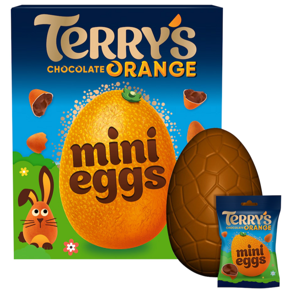 Terry's csokoládé tojáshéj tojás cukorhéjban narancs ízesítéssel 200 g