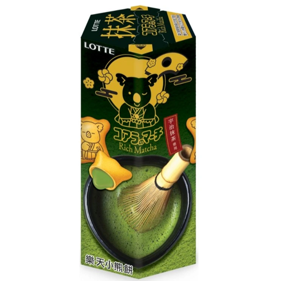 Lotte Koala's March keksz matcha ízű töltelékkel 37 g