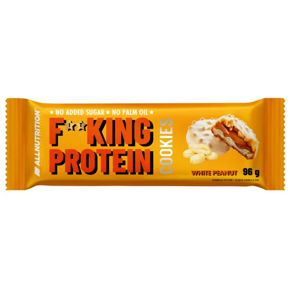 F**KING Mogyorókrémes keksz mogyoró ízű tejbevonattal, mogyoródarabkákkal 96 g