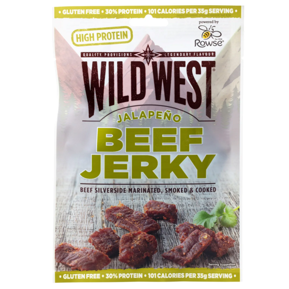 Wild West sušené hovězí maso s příchutí jalapeňo 25 g