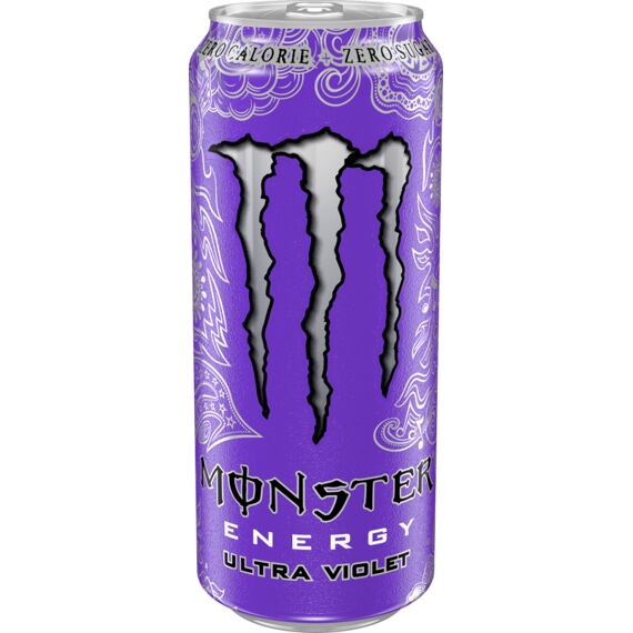 Monster Ultra Violet energetický nápoj s příchutí hroznového vína 500 ml