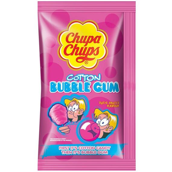 Chupa Chups žvýkačka s příchutí cukrové vaty 11 g