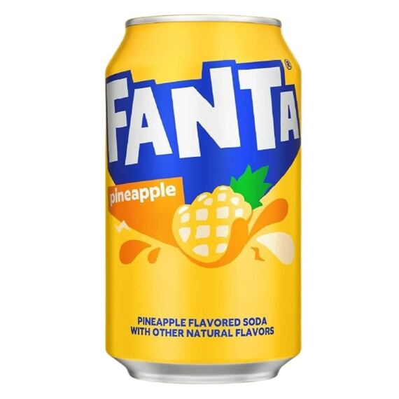 Fanta sycený nápoj s příchutí ananasu 355 ml