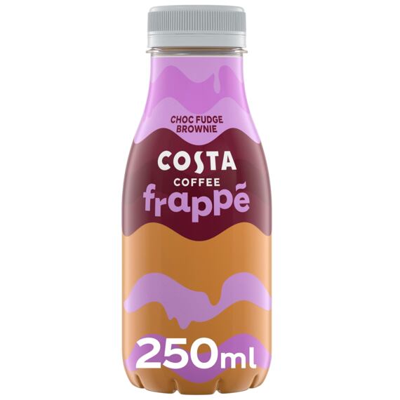 Costa Coffee ledové frappé s příchutí čokoládovo-karamelového brownie 250 ml
