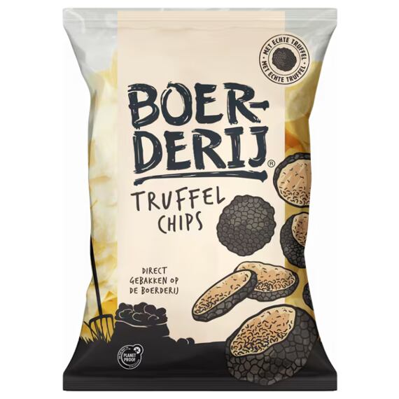 Boerderij bramborové chipsy s lanýžovou příchutí 100 g