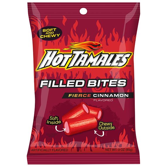 Hot Tamales žvýkací mini pendreky s příchutí skořice 85 g