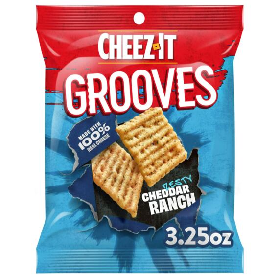Cheez-It US křupavé pšeničné krekry s příchutí čedaru a dresinku Ranch 92 g