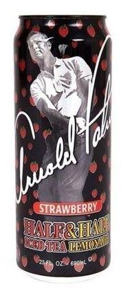 AriZona Arnold Palmer ledový čaj a limonáda s příchutí jahody 650 ml