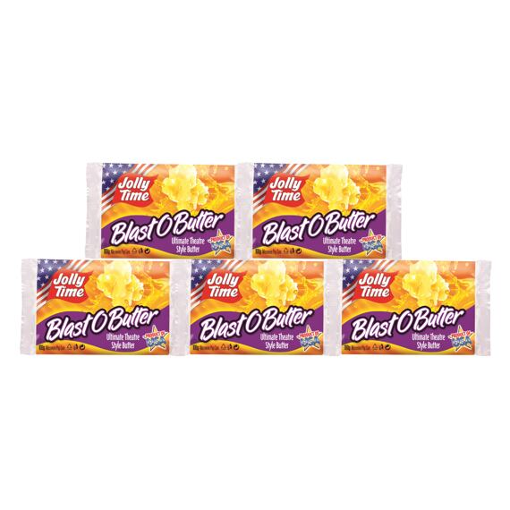 Jolly Time Blast O Butter popkorn s máslovou příchutí 100 g Zvýhodněné Balení 5 ks