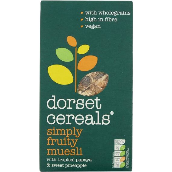 Dorset Cereals ovocné müsli s papájou a ananasem 630 g