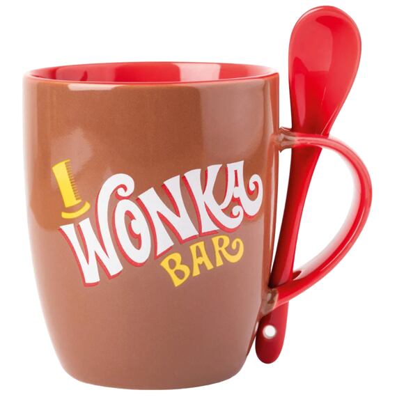 Willy Wonka hrnek na kávu se lžičkou 350 ml