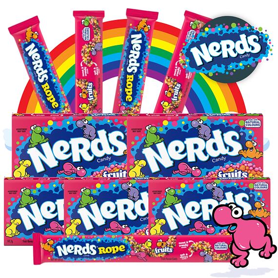 Duhový balíček plný Nerdíků