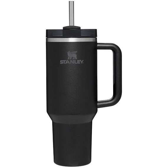 STANLEY The Quencher H2.O FlowState Black Tonal černá termoláhev 1180 ml
