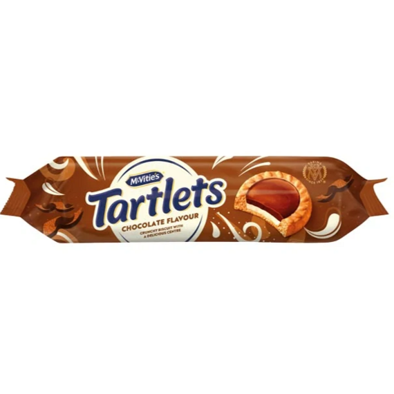 McVitie's Tartlets sušenky s mléčnou náplní a polevou z mléčné čokolády 100 g