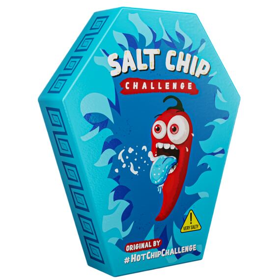 Hot  Chip Salt Chip Challenge extrémně slaný chips 8 g