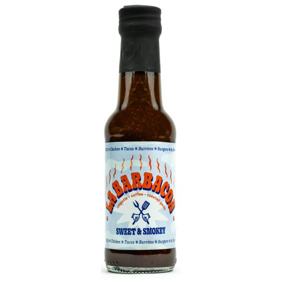 La Barbacoa Hot Sauce pálivá omáčka s Chipotle, kávou a pečeným česnekem 150 ml