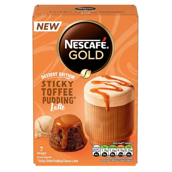 Nescafé instantní latte s příchutí karamelového pudinku 7 x 20 g