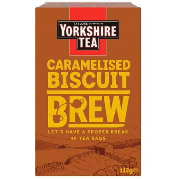 Taylors černý čaj s příchutí karamelových sušenek 40 ks 112 g