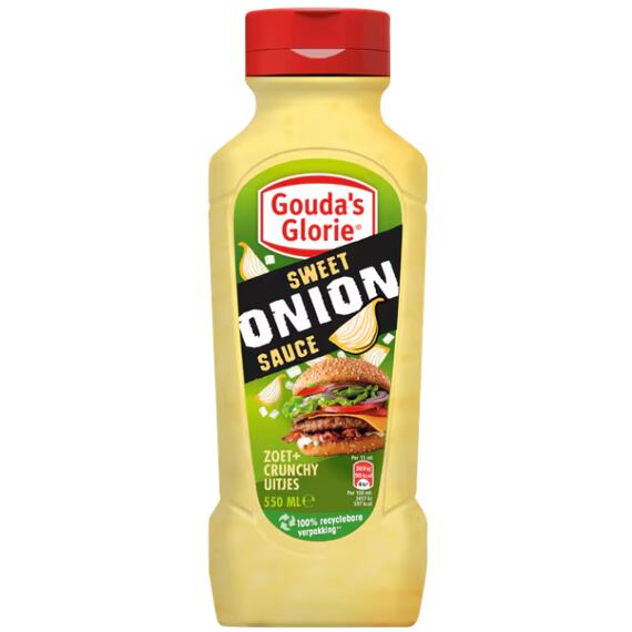 Gouda's Glorie sladká cibulová omáčka s kousky křupavé cibulky 550 ml