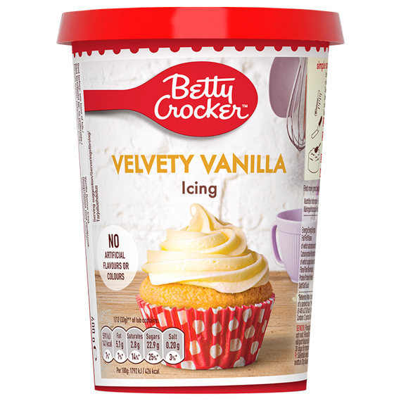 Betty Crocker poleva s vanilkovou příchutí 400 g