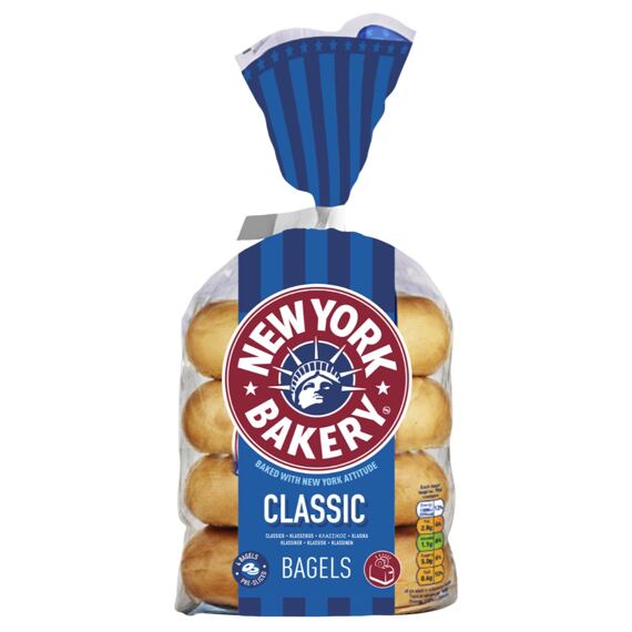 New York Bakery Classic pšeničné bagely 4 x 75 g