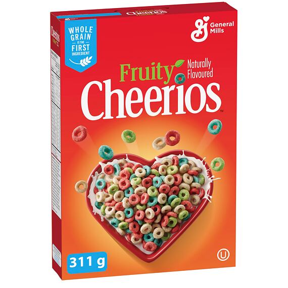 Cheerios celozrnné ovesné cereálie s ovocnými příchutěmi 311 g
