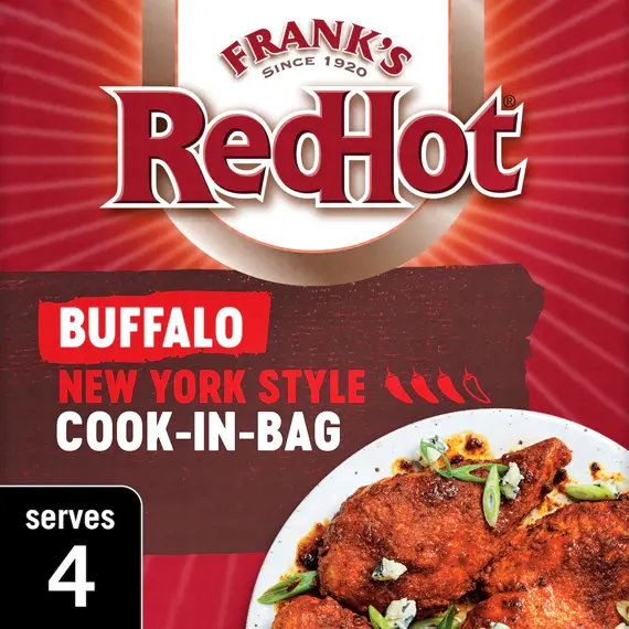 Frank's RedHot Buffalo kořenící směs s příchutí papriky, česneku a kajenského pepře 25 g