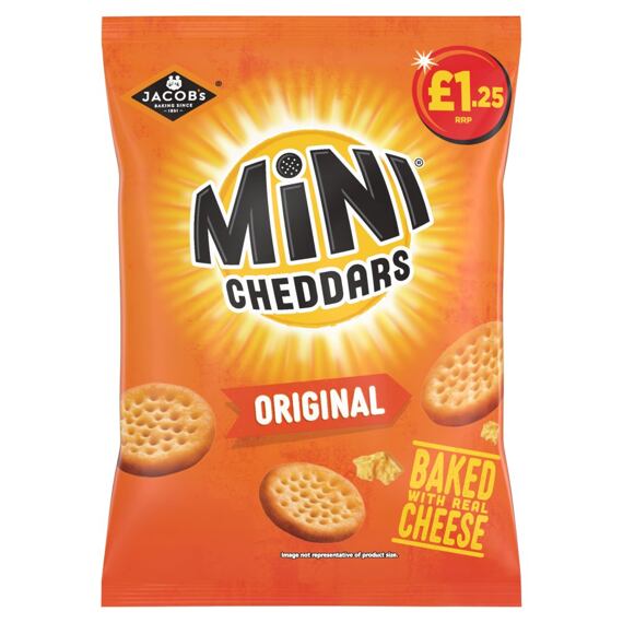 Jacob's mini krekry s příchutí čedaru 90 g PM