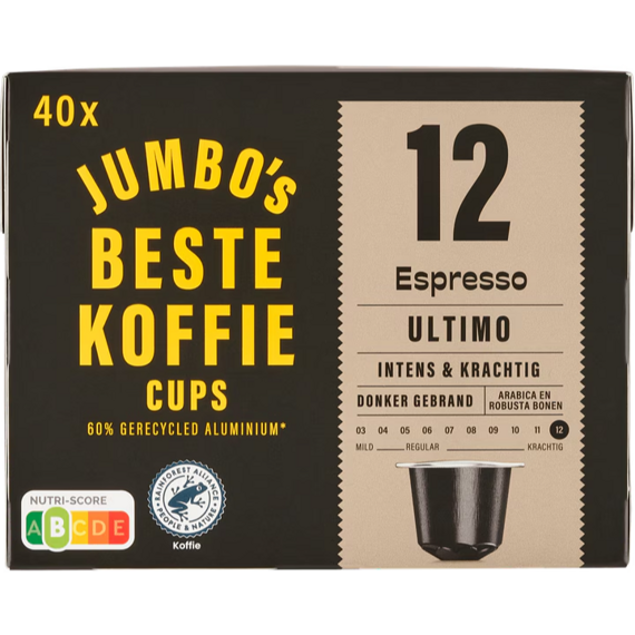 Jumbo's Nespresso kávové kapsle 40 ks 208 g