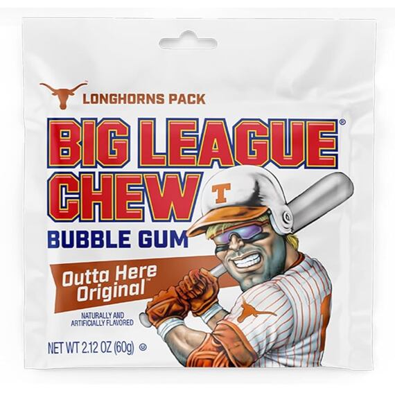 Big League Chew Longhorns trhaná žvýkačka 60 g