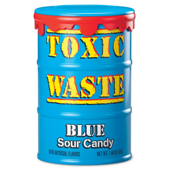 Toxic Waste Blue kyselé bonbonky 42 g