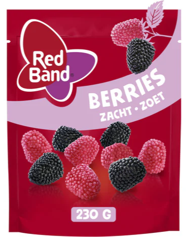 Red Band žvýkací bonbony s příchutí lesních plodů 230 g